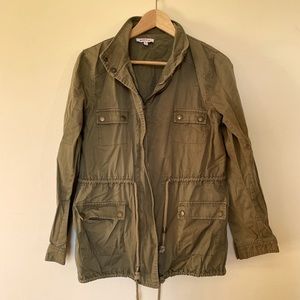 Army style jacket.